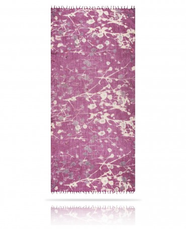 Палантин Женский W40-FLEUR.SAUVAGE/LILAS